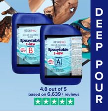 EPOXY RESIN FOR TABLES AND CRAFTS 1.55-18 KG [19,84 lb] + a pigment as a Gift!
