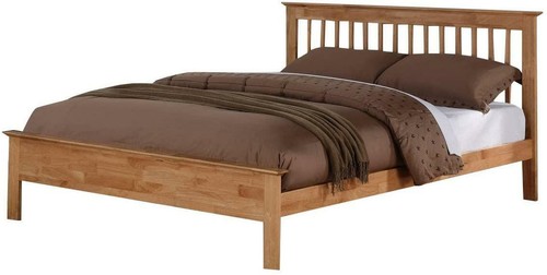 Oak colour wood - , bed