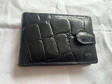 Vintage Rare Mulberry Social Organiser Planner Diary Black Congo Leather Box