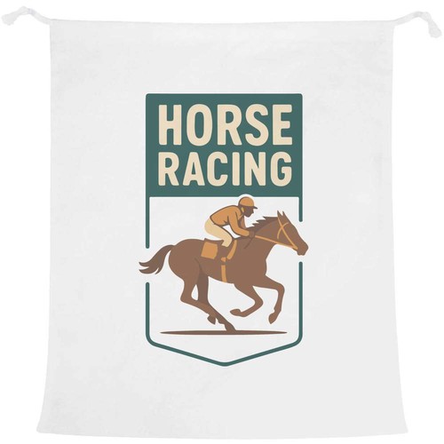 Horse racing motif laundry - racing, /