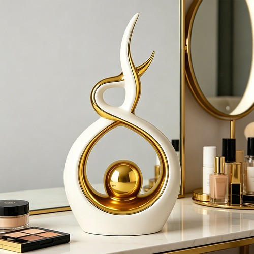 Modern gold abstract - abstract, ornament