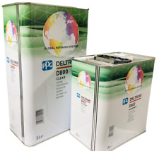 1 x PPG Deltron D800 MS 2K Clear Coat Lacquer 5L with D802 3L Hardener 8L Kit