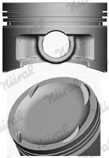 Piston fits HONDA CIVIC Mk5