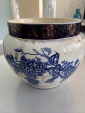 Royal Semi-Porcelain Jardinière Planter – Wedgwood & Co Lilac Pattern 1891–1910
