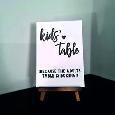 Kids Table Wedding /