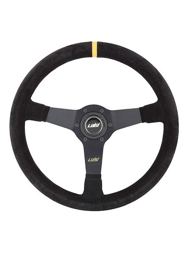 Black suede dished - black,
