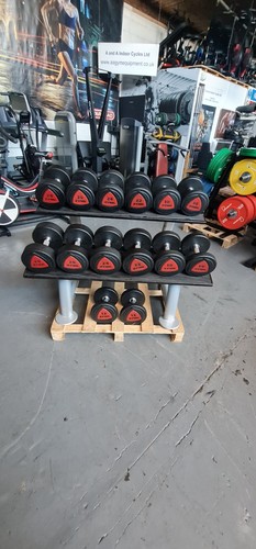 Ziva dumbbells and rack - 1x,