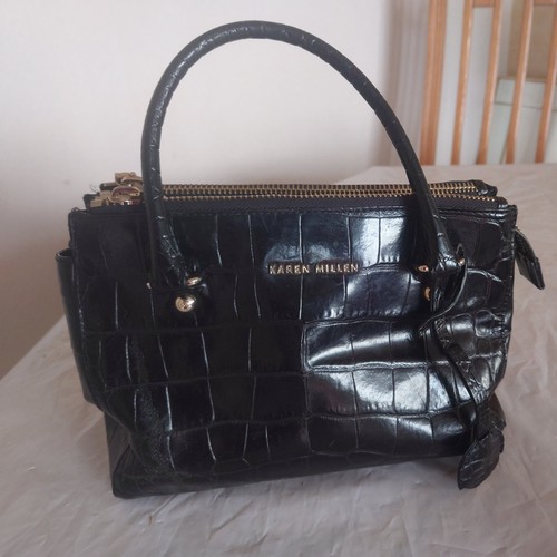 Karen millen black leather - karen,