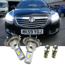 For Vauxhall Insignia Led Headlight Side Light Bulbs 2008-2017 Xenon White 12v