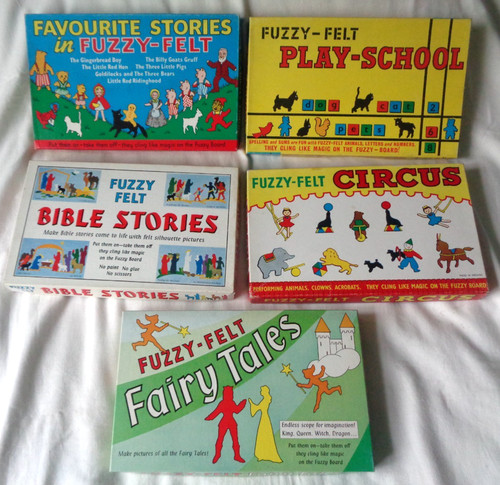 Vintage fuzzy felts - 5,