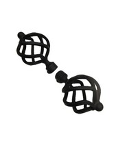 Black Curtain Pole Finials