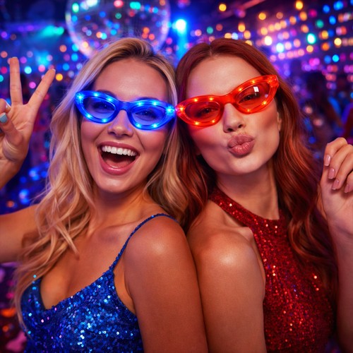 Pack led light up glasses - led,