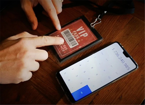 Vip pass magic trick - pass, signed