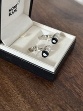 Montblanc Silver Cufflinks Set