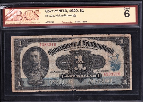 Government nfld 1920 1 - 1920, one