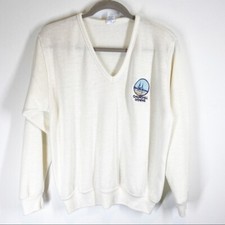 Vintage Champion Churchill Downs V-Neck Sweater