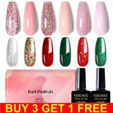 6PCS Nail Gel Polish Set Soak