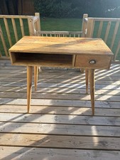 Solid Wood Desk with Drawer