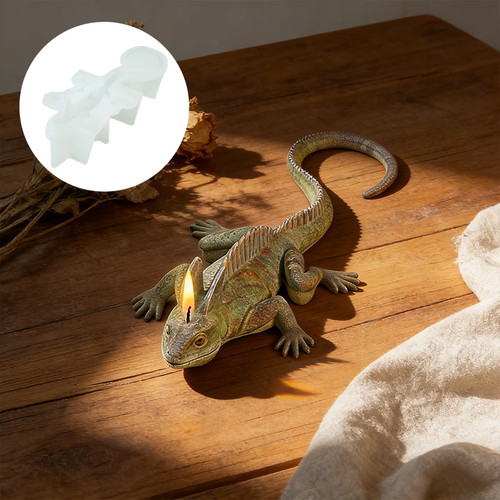 Double crown lizard silicone - double,