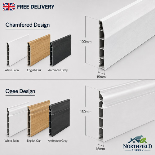 Pvc plastic skirting - pvc, board