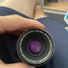 Carl Zeiss Jena DDR Pancolar MC 50mm F/1.8 Lens, M42 Mount excellent condition