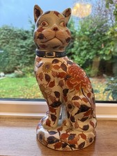 LARGE CHINESE IMARI STYLE CAT