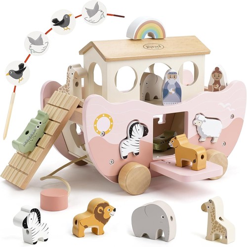 Wooden noah ark - noah's, toy