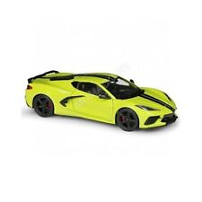 Chevrolet Corvette C8 Stingray Z51 1/24 2020 Yellow With Strips - Maisto 32527YL