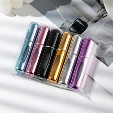6Pcs Atomizer Refillable Perfume Atomiser Spray Bottle Aftershave Travel - 5ml