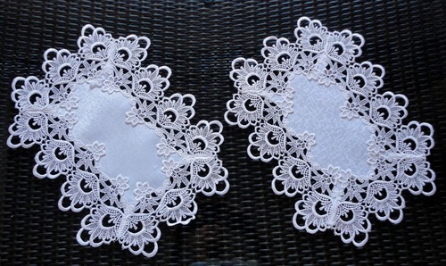 Doilies set two lace - doilies,