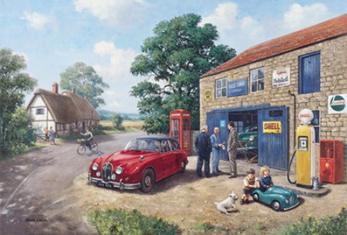 Classic british car jaguar - british,