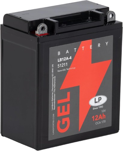 Motorbike lb12a gel lp - gel,