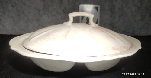 Antique porcelain cheese - antique,