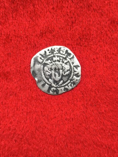 Edward hammered silver penny - edward, i