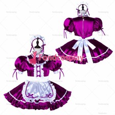 Sissy maid satin dress