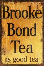 Brooke Bond Tea Advert Retro Vintage Style Metal Sign, Plaque, home, cafe