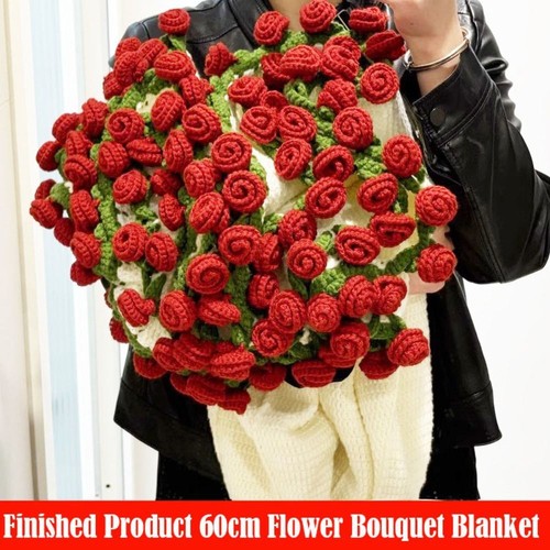 60cm rose bouquet blankets - rose,