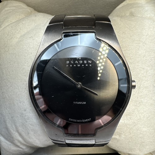 Skagen black label titanium - label,