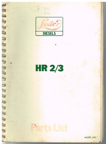 Lister hr2 hr3 industrial - hr2,
