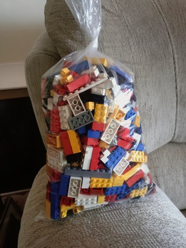 Lego bricks 1kg assorted - assorted, bag