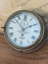 Ships bulkhead clock Antique
