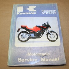 Kawasaki Ninja '86-'87 Ninja 250R GPX250R Factory Service Manual Repair Book OEM