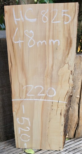 Spalted chestnut live edge - spalted,