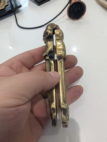 Vintage brass nutcracker - vintage,