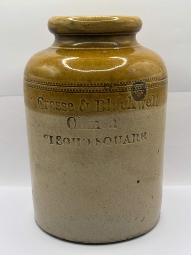 Old advertising pantry pot