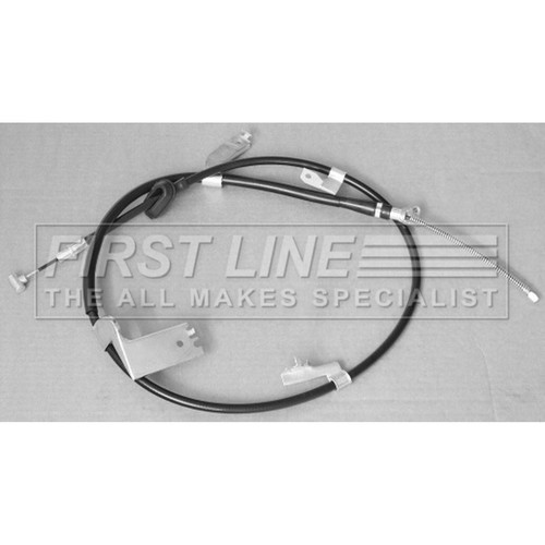 Handbrake cable rear - handbrake,