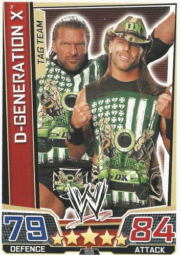 2013 topps wwe slam - wwe, attax