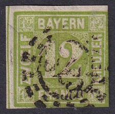 BAVARIA 1862 Numeral 12k