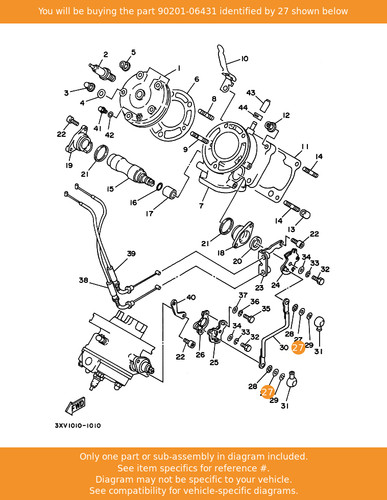 Yamaha washer plate - yamaha,