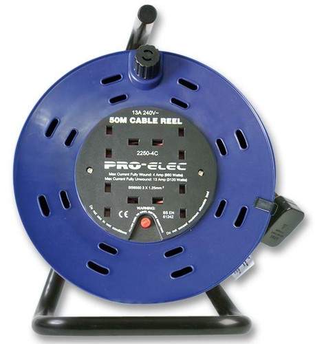 Cable reel drum mains - cable,